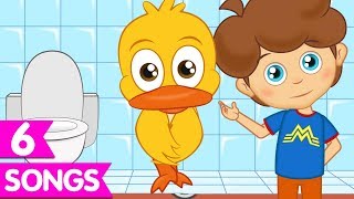 Potty Training Song Compilation  Happy Baby Songs Nursery Rhymes [upl. by Imyaj]