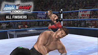 ALL FINISHERS of WWE Smackdown VS Raw 2006 [upl. by Verlee620]