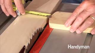 How to Use a Table Saw Ripping Boards Safely [upl. by Nrek949]