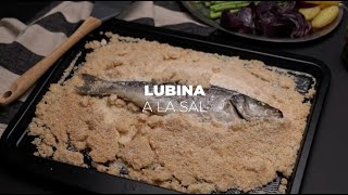 Lubina a la sal con verduras al vapor en la bandeja SteamBox [upl. by Gilbye]