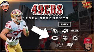 The 49ers Away Opponents in the 2024 NFL Season [upl. by Vesta]