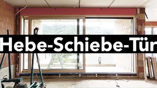 Ep 39  Hebeschiebetüre einbauen  Schreiner VLOG  puradietischler [upl. by Adnovaj]