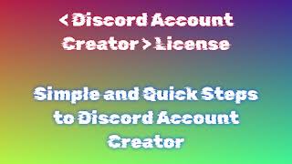 Guide to Installing Discord Account Creator on PC 2024 [upl. by Ingaberg]