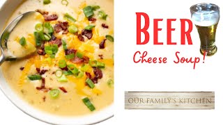 BEER cheese soup A SOUPER BOWL WINNER [upl. by Berfield]