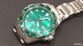 CERTINA DS ACTION DIVER POWERMATIC 80 GREEN DIAL amp BEZEL [upl. by Melvina748]