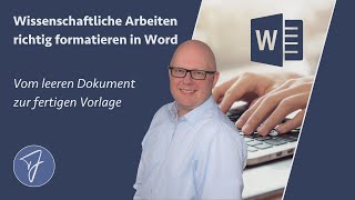 Wissenschaftliche Arbeiten richtig formatieren in Word – vom leeren Dokument zur fertigen Vorlage [upl. by Noakes680]