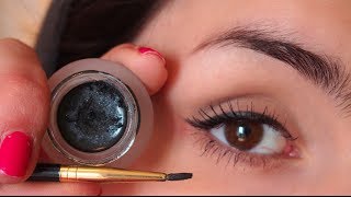 How To Apply Gel Eyeliner Brushes Tips and More [upl. by Haziza]