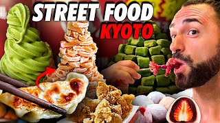 🔴 STREET FOOD TOUR en KIOTO l Qué comer en Kioto Japón Nishiki Market comida callejera [upl. by Llertnahs]