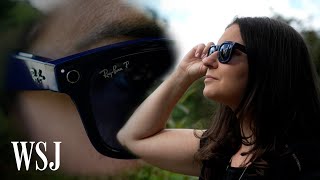 RayBan Stories Review The Cool and Creepy of Facebook Cameras In Your Sunglasses  WSJ [upl. by Tereve]