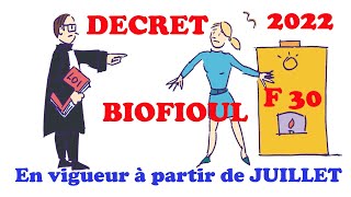 Chaudière BIOFIOUL F 30  DECRET 1er JUILLET 2022  CHAUDIERE FIOUL  Fin du Fioul domestique 2027 [upl. by Amberly]