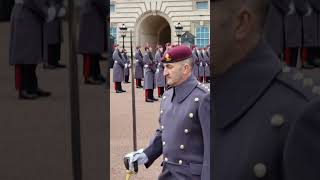 Guards do the Sobriety Walk before Changing of the Guard [upl. by Materi]