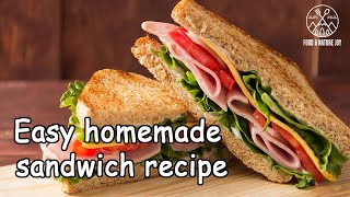 Homemade Recipe  Sandwich ASMR  Food and Nature Joy [upl. by Newsom]