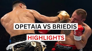 Jai Opetaia vs Mairis Briedis Highlights amp Knockouts [upl. by Niatsirk]