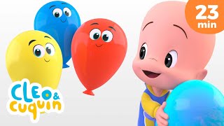 Learn the colors with Cuquins Magic Balloons 🎈  Children Songs and Educational Videos [upl. by Rahsab817]