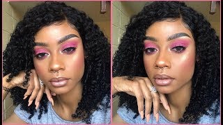 ♡ Poppin Pink Eyeshadow Tutorial ♡ [upl. by Nandor921]