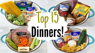 Whats For Dinner 15 Best Tried amp True ONEPOT Meals  The EASIEST Weeknight Recipes  Julia Pacheco [upl. by Dilisio]