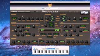 Uhe Podolski  Free VST Synth バーチャルアナログシンセ [upl. by Strohl]