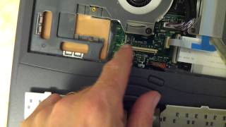 Changing the CMOS battery on a Laptop [upl. by Atnwahsal]