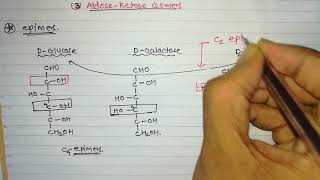 6 Sugar isomers Part5 epimers amp AldoseKetose isomers [upl. by Ghassan]