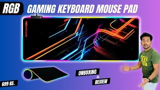 Best RGB MOUSE PAD  ENTWINO GAMING MOUSE PAD  UNBOXING amp REVIEW [upl. by Annert694]