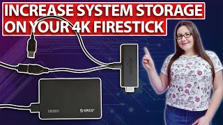 ADD USB STORAGE TO 4K FIRESTICK  INSTALL MORE APPS  FIRE OS 6 [upl. by Sergias]