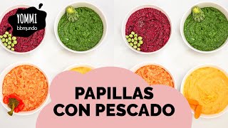 Papillas con PESCADO para bebés de 10 meses [upl. by Brade]