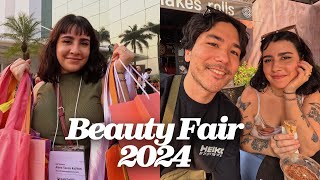 vlog  valeu a pena ir na Beauty Fair 2024  comendo jamón em São Paulo [upl. by Lebar]