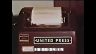 Teletype Machines  clip 18485 [upl. by Ajdan]