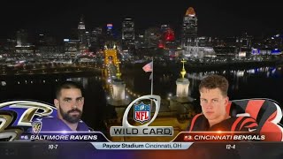 NFL on NBC IntroTheme 2023 AFC Wild Card  Ravens vs Bengals [upl. by Brittney]