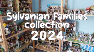 Sylvanian Families collection and full tour 2024  rare and vintage items [upl. by Ayifa]