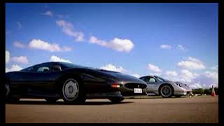 Top Gear  Jaguar XJ220 vs Pagani Zonda [upl. by Oberheim]