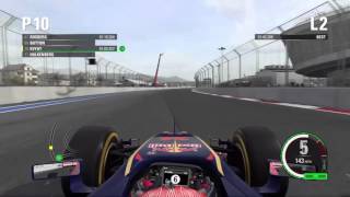 F1 2015  Russia Hotlap 2014 Toro Rosso 141060 Strict Corner Cutting [upl. by Ferrel509]