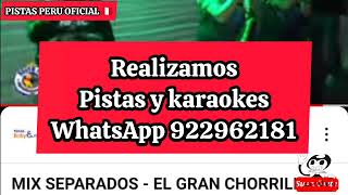 karaoke mix separados el gran chorrillano  PISTAS PERU OFICIAL 🇵🇪 [upl. by King]