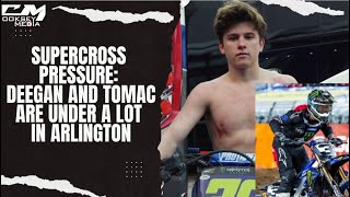 Haiden Deegan And Eli Tomac Under Pressure Arlington Supercross Is Important [upl. by Rodavlas]