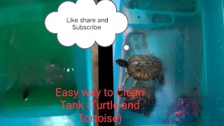 Easy way to clean turtle tank prathmeshaqutics syedshah5001 mayurdev mayurdevaquascaper clean 😱 [upl. by Notnek335]