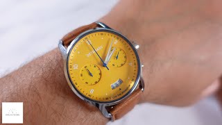 Detomaso Soprasso Chronograph Giallo D023801 Watch Review [upl. by Janet807]