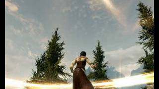 Skyrim Camera Guardian Circle Invisibility console commands [upl. by Maximilian321]