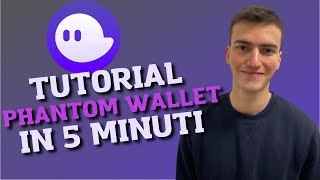 PHANTOM WALLET TUTORIAL ITA 2022  COME CREARE IL TUO PRIMO WALLET SOLANA 🚀 [upl. by Kama]