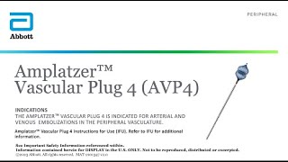 How to prep and deploy the AMPLATZER Vascular Plug 4 [upl. by Miriam]