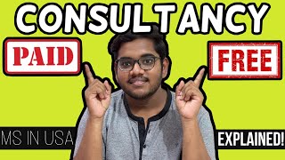 Paid Consultancy vs Free Consultancy  Explained  MS IN USA l తెలుగు [upl. by Nuawed]