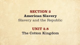 MOOC  The Cotton Kingdom  The Civil War and Reconstruction 18501861  128 [upl. by Adnael568]