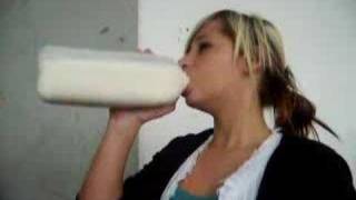 Drink a gallon of milk lucys sick [upl. by Uticas]