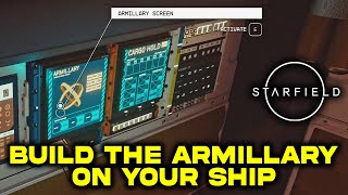 Build the Armillary on Your Ship or Build the Armillary at an Outpost  STARFIELD High Price to Pay [upl. by Clevie]