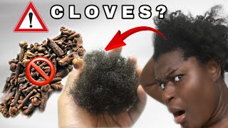 STOP No Joke Watch this before using CLOVESHow to use clove the right way for massive hair growth [upl. by Atinal303]