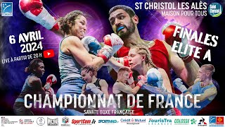 Live FINALES Championnat de France Savate Boxe Française ELITE A 2024 [upl. by Kauffmann]