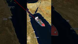 Israel to Yemen cargo ship route cargoship 10millionveiws foryourpage viralshort [upl. by Adriel320]