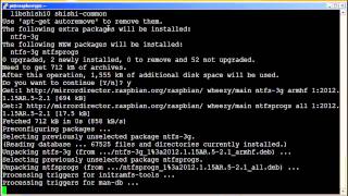 Raspberry Pi Enabling full read write support for NTFS [upl. by Malloy]