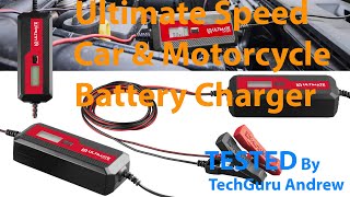 Ultimate Speed Car amp Motorcycle Battery Charger ULGD 50 E4 [upl. by Attenaej]