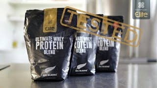 All Blacks test Healthspan Elite Ultimate Whey Protein Blend [upl. by Trefler437]