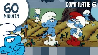 60 minuten Smurfen • Compilatie 6 • De Smurfen [upl. by Chessy]